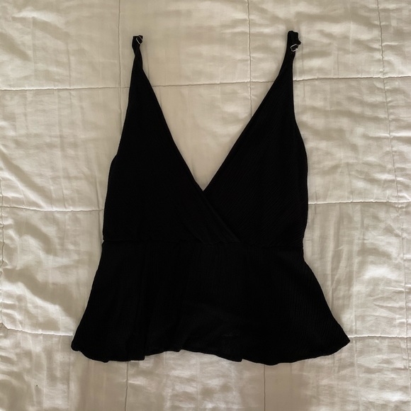 Revamped Tops - Deep VNeck Flowy Top